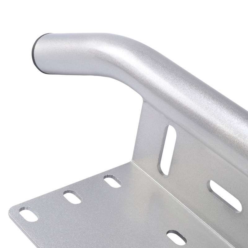 Universal Car License Plate Plastic Bracket Frame Holder Stand Mount (Black)