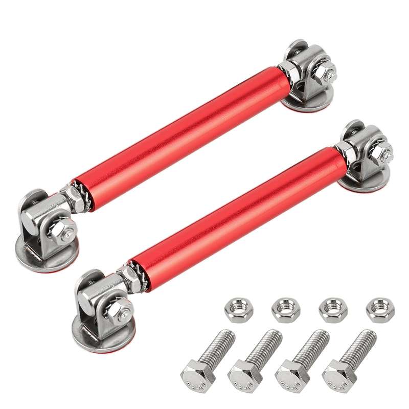 2 PCS Car Modification Adhesive Surrounded Rod Lever Front and Rear Bars Fixed Front Lip Back Shovel