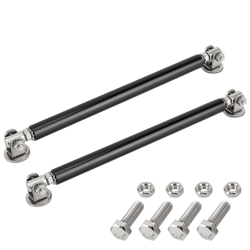 2 PCS Car Modification Adhesive Surrounded Rod Lever Front and Rear Bars Fixed Front Lip Back Shovel