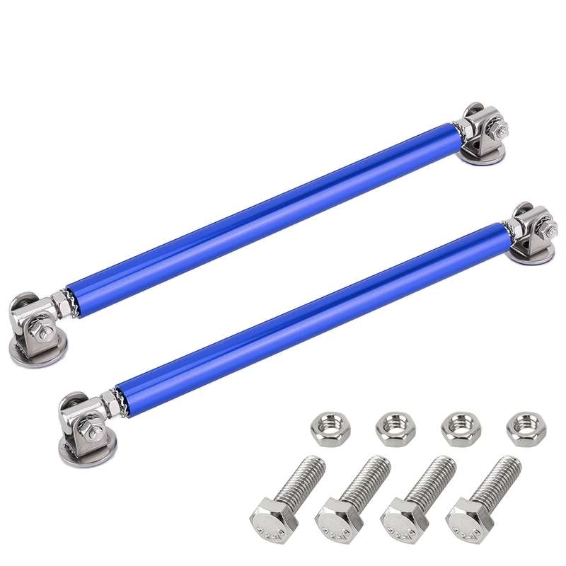 2 PCS Car Modification Adhesive Surrounded Rod Lever Front and Rear Bars Fixed Front Lip Back Shovel