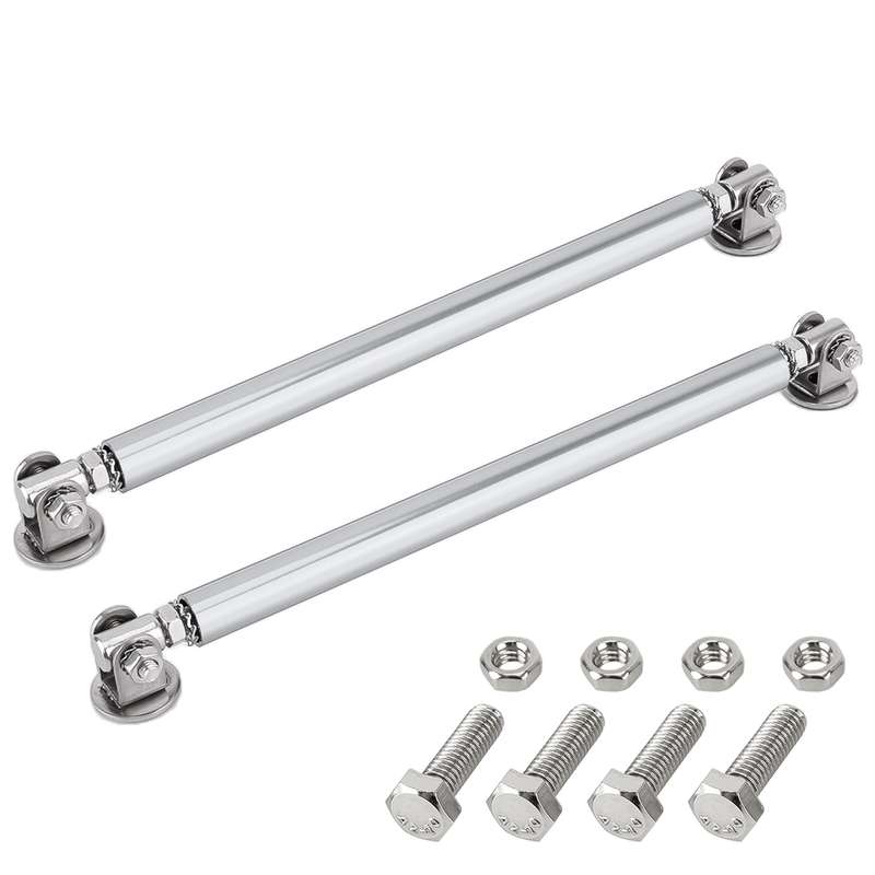 2 PCS Car Modification Adhesive Surrounded Rod Lever Front and Rear Bars Fixed Front Lip Back Shovel