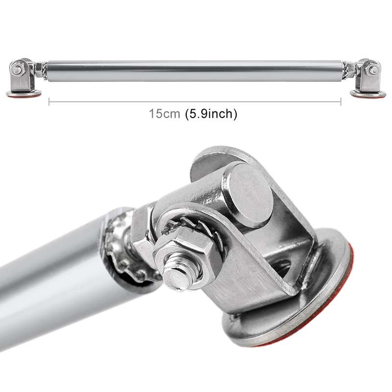 2 PCS Car Modification Adhesive Surrounded Rod Lever Front and Rear Bars Fixed Front Lip Back Shovel