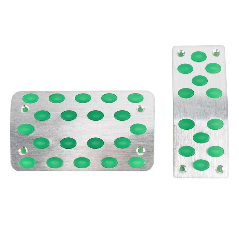 2 in 1 Luminous Non-Slip Automatic Gear Car Pedals Foot Brake Pad Cover Set