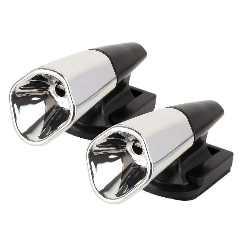 Car ABS Deer Alert Sound Alarm Ultrasonic Wind Power Animal Repeller(Black)