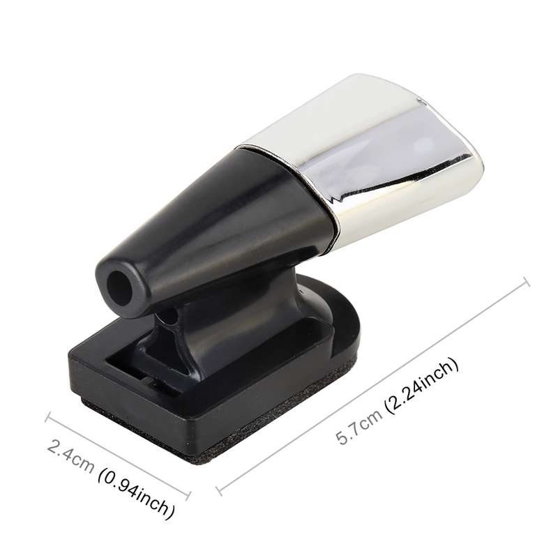 Car ABS Deer Alert Sound Alarm Ultrasonic Wind Power Animal Repeller(Black)