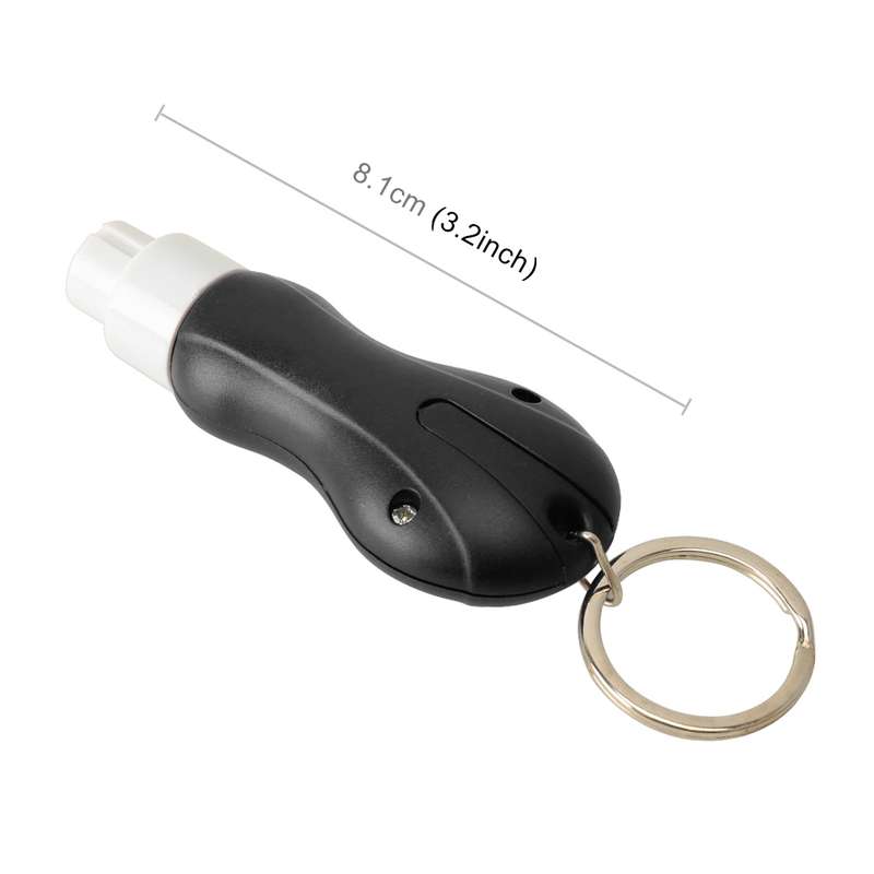 2 in 1 Mini Car Safety Rescue Hammer Life Saving Escape Emergency Hammer Seat Belt Cutter Window Gla