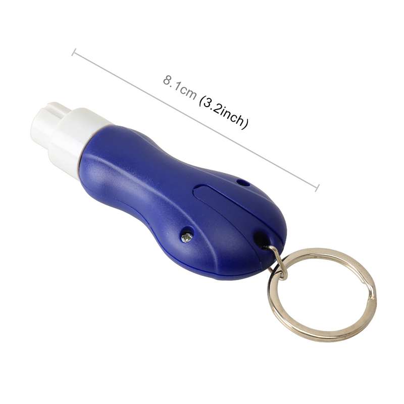 2 in 1 Mini Car Safety Rescue Hammer Life Saving Escape Emergency Hammer Seat Belt Cutter Window Gla