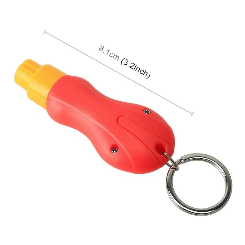 2 in 1 Mini Car Safety Rescue Hammer Life Saving Escape Emergency Hammer Seat Belt Cutter Window Gla