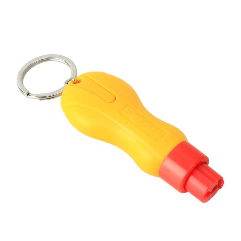 2 in 1 Mini Car Safety Rescue Hammer Life Saving Escape Emergency Hammer Seat Belt Cutter Window Gla