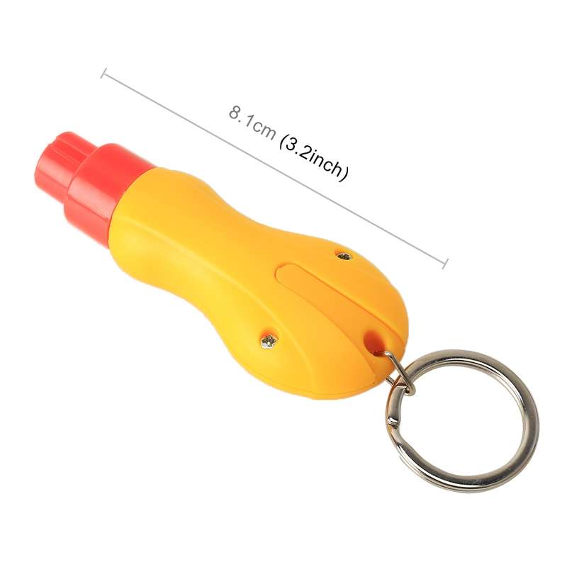 2 in 1 Mini Car Safety Rescue Hammer Life Saving Escape Emergency Hammer Seat Belt Cutter Window Gla
