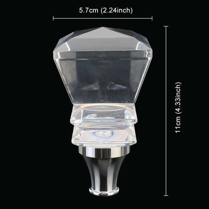 Universal Car Tower Shaped Crystal Gear Head Gear Shift Knob