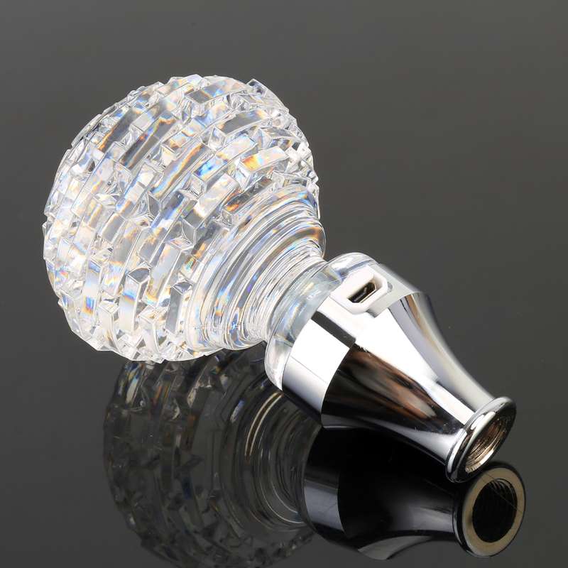 Universal Car Nest Shaped Crystal Gear Head Gear Shift Knob with Light