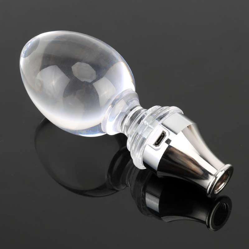 Universal Car Egg Shaped Crystal Gear Head Gear Shift Knob with Light