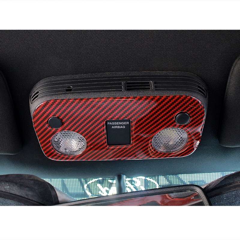 Car Carbon Fiber Roof Light Panel Decorative Sticker for Ford Mustang 2015-2020