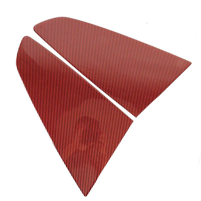 2 in 1 Car Carbon Fiber Shutter Decorative Sticker for Ford Mustang 2015-2020