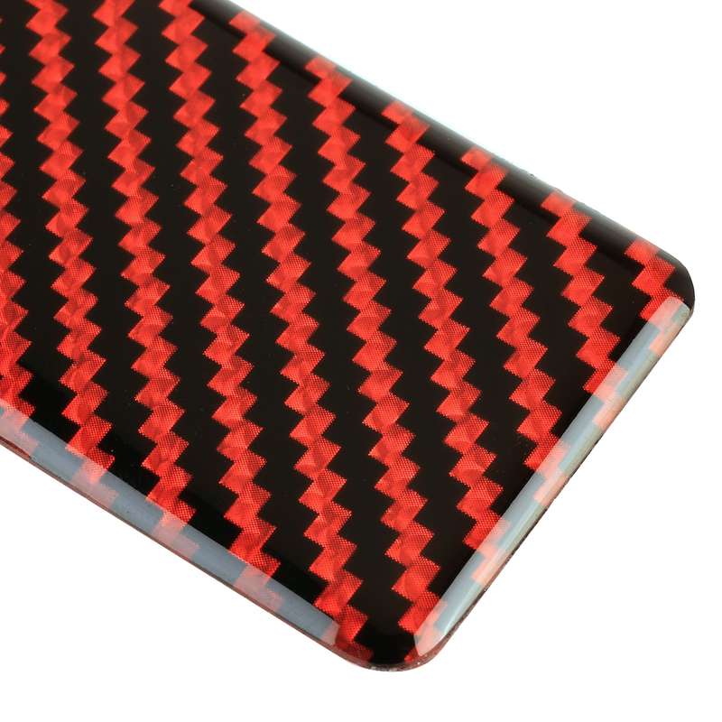 2 in 1 Car Carbon Fiber Shutter Decorative Sticker for Ford Mustang 2015-2020