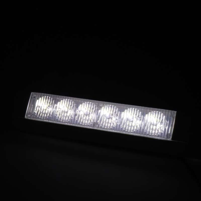 DC 12V 2.6W 6000K IP67 Marine RV Waterproof LED Stair Deck Dome Light Ceiling Lamp, Aluminum Alloy
