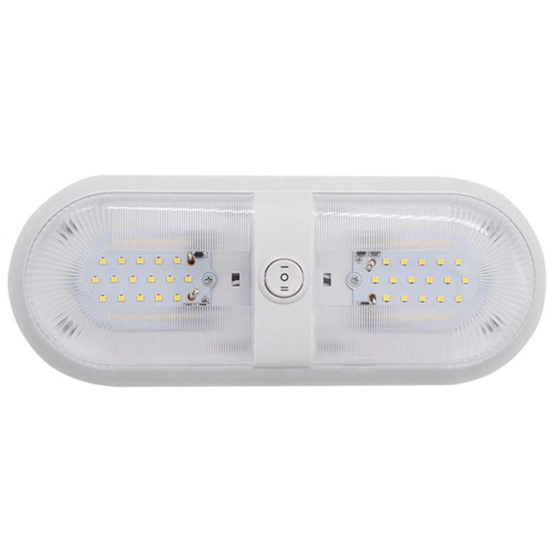 D4347 10-24V 6-7W 4000-4500K 560LM RV Yacht 48 PCS LED Lamps Dome Light Ceiling Lamp, with Independe