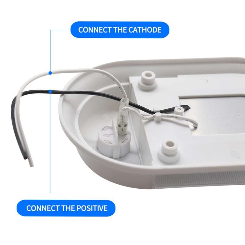 D4348 10-24V 3-3.5W 4000-4500K 280LM RV Yacht 24 PCS LED Lamps Dome Light Ceiling Lamp, with Indepen