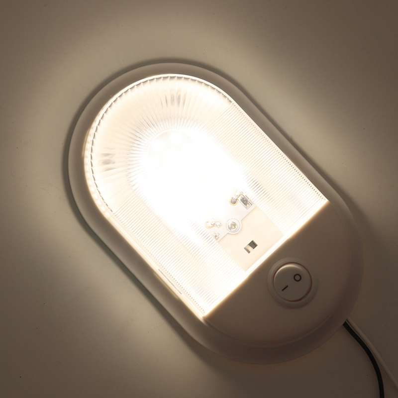 D4348 10-24V 3-3.5W 4000-4500K 280LM RV Yacht 24 PCS LED Lamps Dome Light Ceiling Lamp, with Indepen