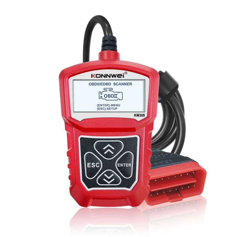 KONNWEI KW309 V309 V310 MS309 Code Reader OBD2 Scanner Diagnostic Tool(Black)