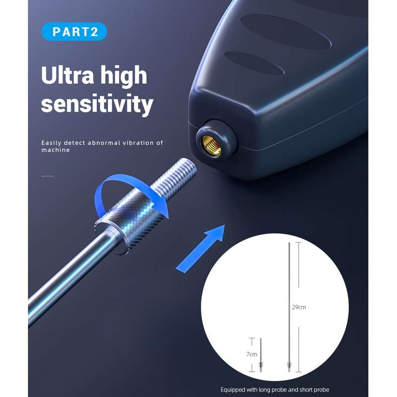 Car Electronic Stethoscope Abnormal Sound Detector Mechanical Fault Diagnostic Tool