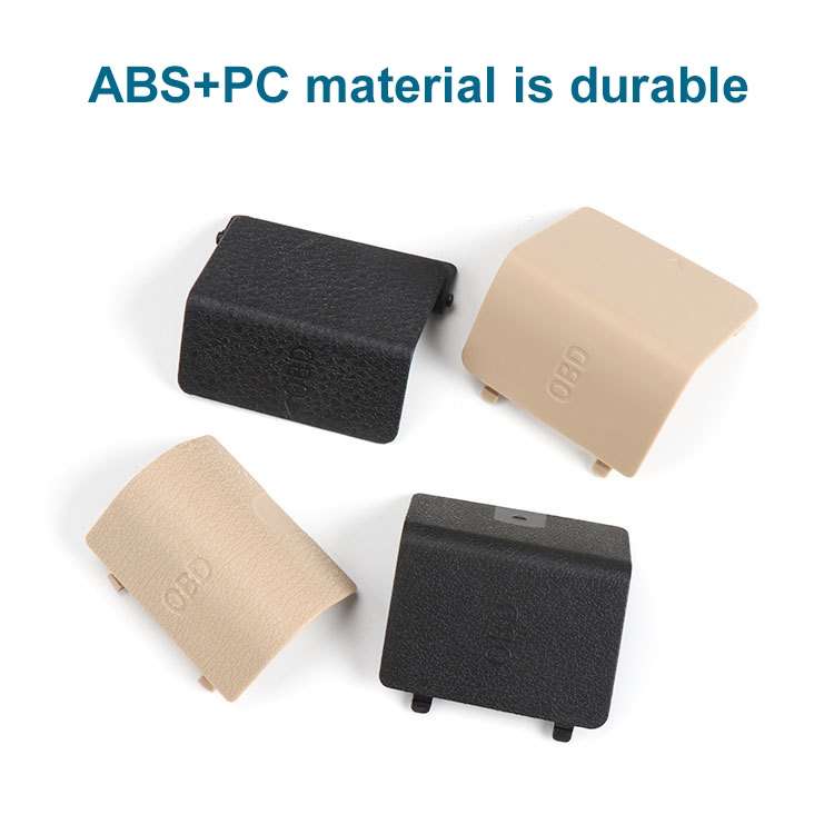 Car Diagnostic Plug Cover OBD Panel Decorative Cover 51437147538 for BMW E84 2009-2015(Black)