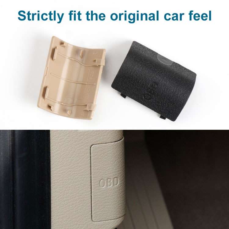 Car Diagnostic Plug Cover OBD Panel Decorative Cover 51437147538 for BMW E84 2009-2015(Black)