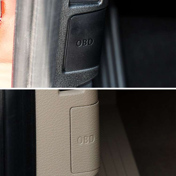 Car Diagnostic Plug Cover OBD Panel Decorative Cover 51437147538 for BMW E90 2005-2012(Black)