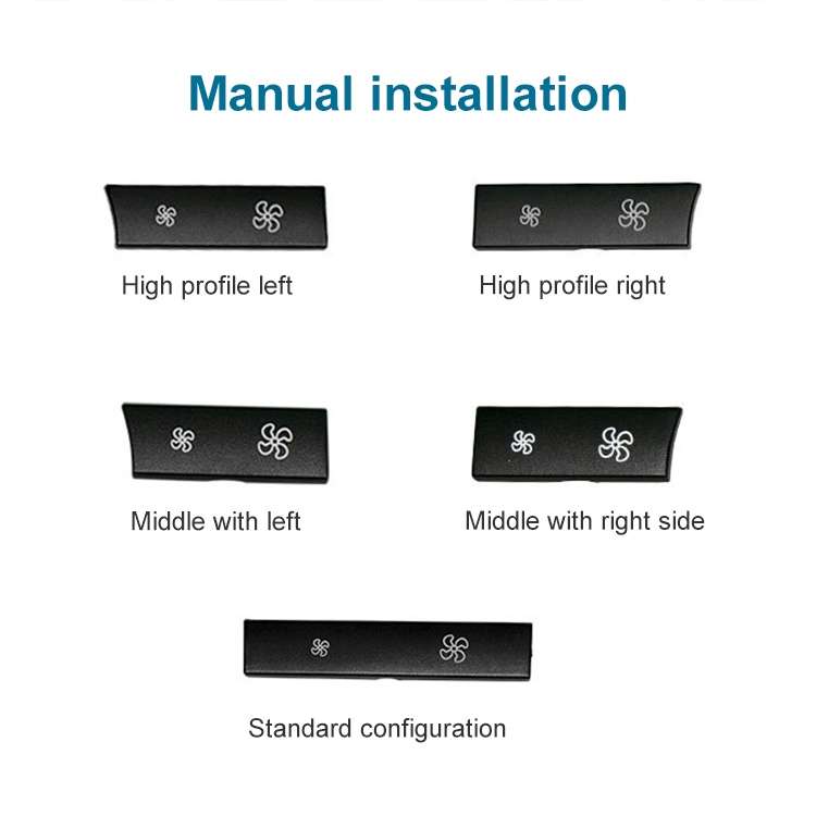Car Wind Power Switch Air Conditioning Air Volume Button for BMW 5 Series 2011-2017 / 7 Series 2009-