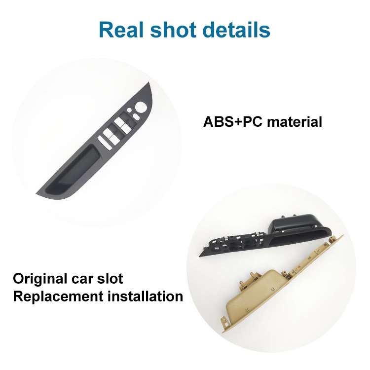 Car Left Front Door Window Lift Switch Trim Panel 51416983705 for BMW E60 2008-2010, Left Driving Hi