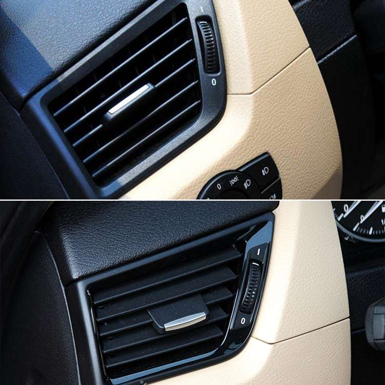 Car Left Side Air Conditioner Vent Panel for BMW X1, Left Driving(Color: Matte)