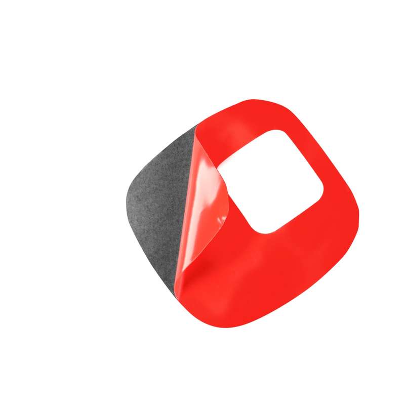 2 in 1 Carbon Fiber Car Key Panel Sticker for Chevrolet Corvette C5 1998-2004, Left Drive(Red)