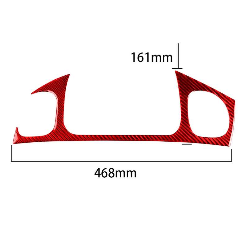 Carbon Fiber Car Front Passenger Seat Air Outlet Sticker for Chevrolet Corvette C5 1998-2004, Left D