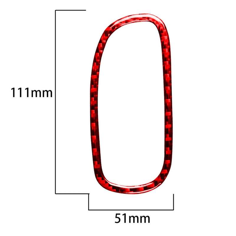 2 in 1 Car Carbon Fiber Driver Side Air Vent Sticker for Chevrolet Corvette C5 1998-2004, Left Drive