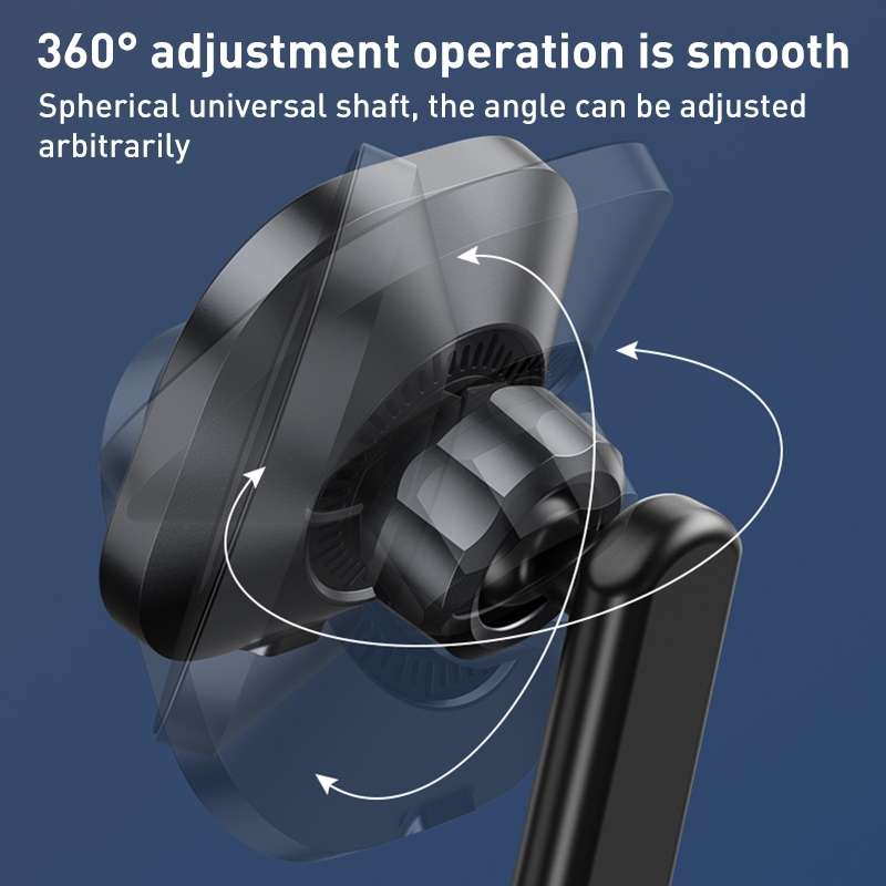 Benks CZ02 Pro 15W Magnetic Wireless Car Charger Phone Holder(Black)