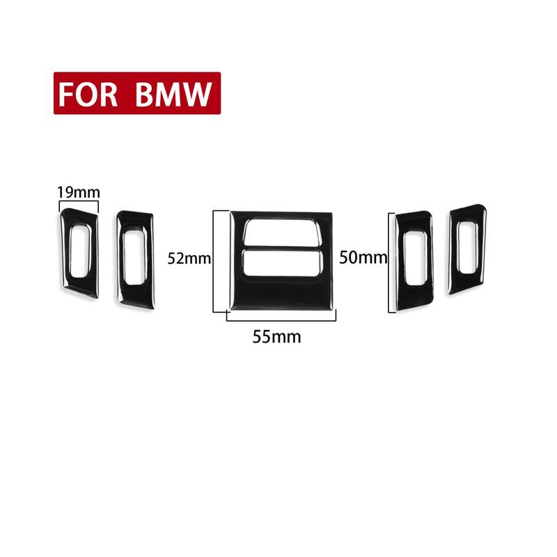 For BMW 3 Series E90/E92/E93 2005-2012 5pcs Low Allocation Car Air conditioner Air Outlet Decorative