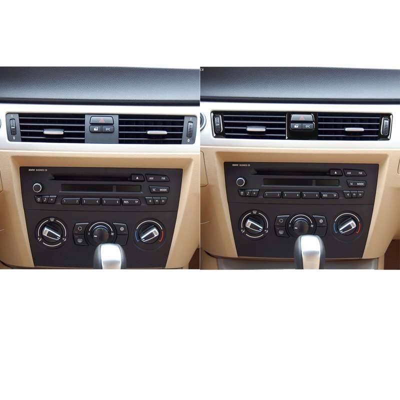 For BMW 3 Series E90/E92/E93 2005-2012 5pcs Low Allocation Car Air conditioner Air Outlet Decorative