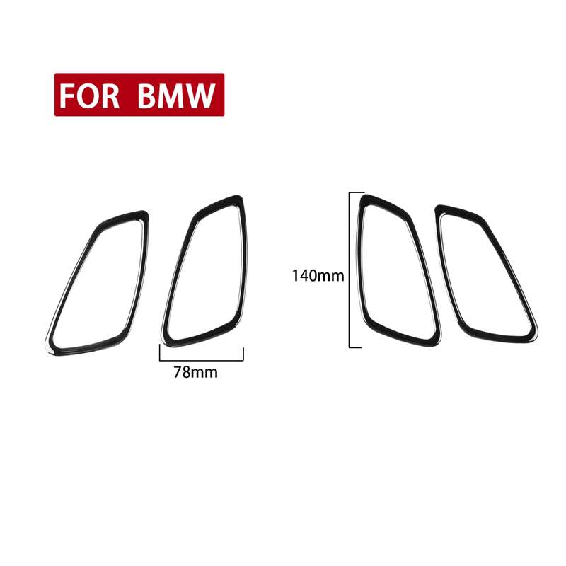 For BMW 3 Series E90 2005-2012 4pcs Car Door Handle Decorative Sticker, Left and Right Drive Univers