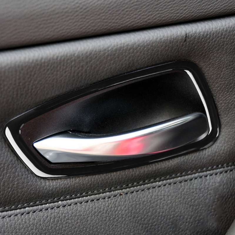 For BMW 3 Series E90 2005-2012 4pcs Car Door Handle Decorative Sticker, Left and Right Drive Univers