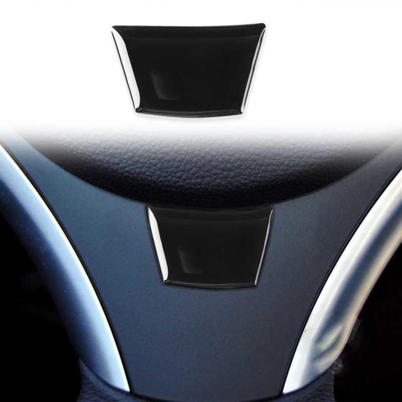 For BMW 3 Series E90 2005-2012 Car Steering Wheel Small Type B Decorative Sticker, Left and Right Dr