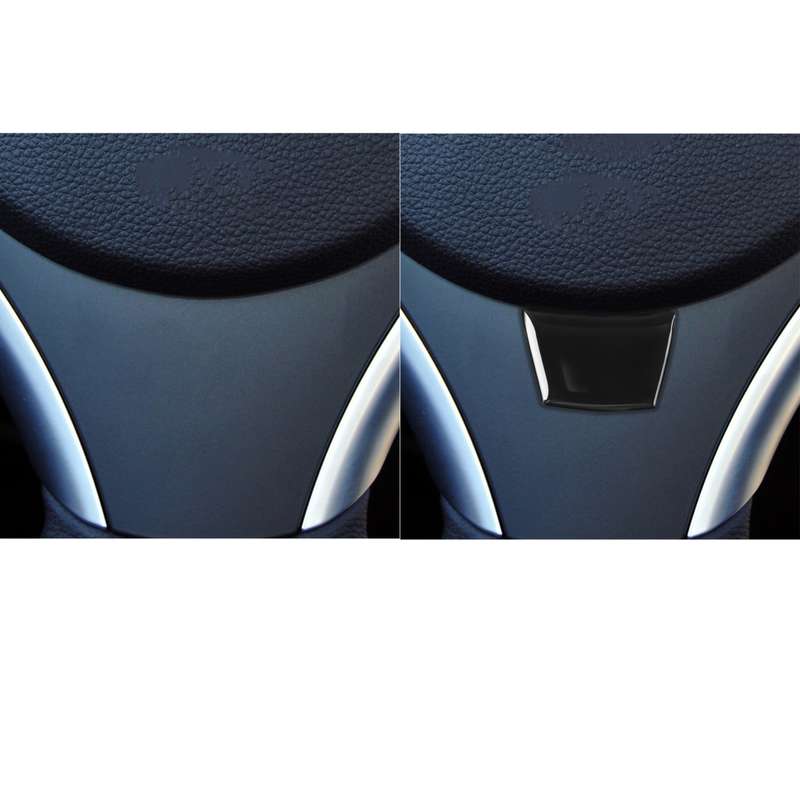 For BMW 3 Series E90 2005-2012 Car Steering Wheel Small Type B Decorative Sticker, Left and Right Dr