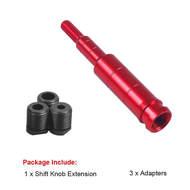 Car Modification Shift Lever Heightening Gear Shifter Extension Rod M10x1.5 (Black)