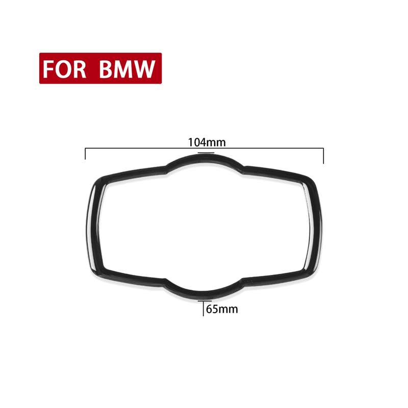 For BMW 3 Series E90 2005-2012 Car Headlight Switch Decorative Sticker Fine Style, Left and Right Dr