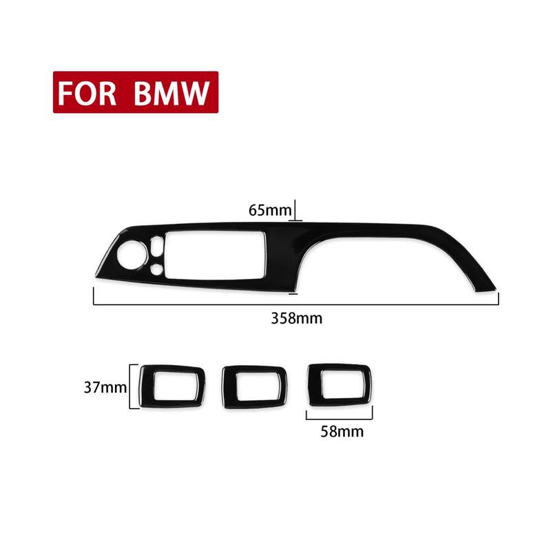 For BMW 3 Series E90/320i/325i 2005-2012 Car Left Drive Window Lifting Panel with Folding Key Decora