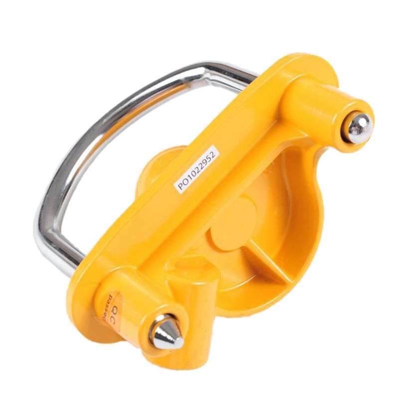 Universal Trailer Ball Hitch Coupler Lock Adjustable Trailer U Shape Coupling Lock, Random Color Del