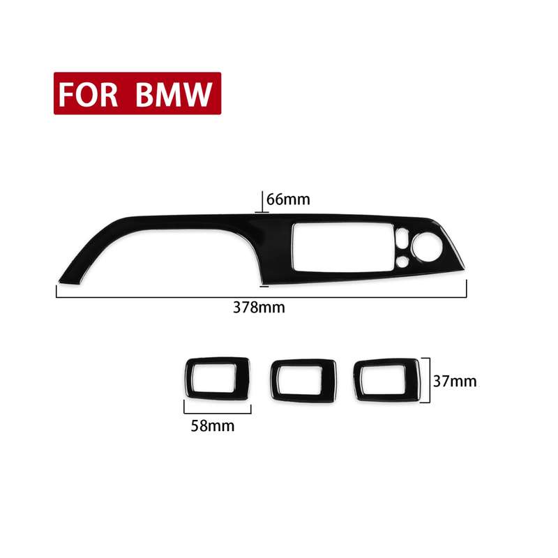 For BMW 3 Series E90/320i/325i 2005-2012 Car Right Drive Window Lifting Panel with Folding Key Decor
