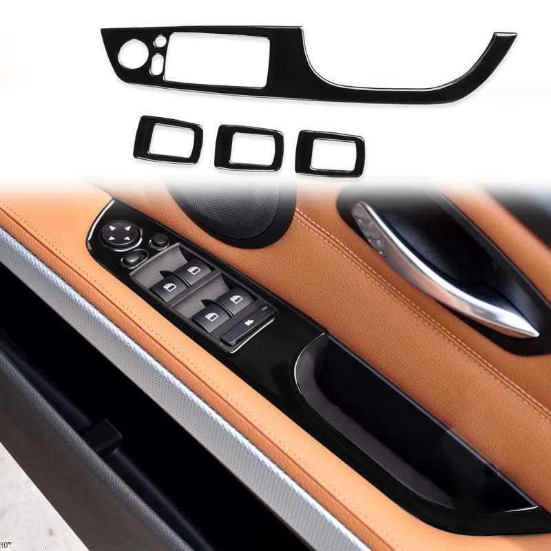 For BMW 3 Series E90/320i/325i 2005-2012 Car Right Drive Window Lifting Panel with Folding Key Decor