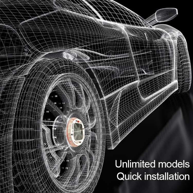 4 PCS Solar LED Car Tire Decoration Flashing Lights Colorful Wheels Hub Atmosphere Lights Wireless R