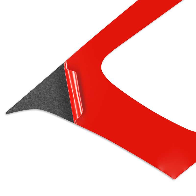 For Chevrolet Corvette C7 2014-2019 5 in 1 Car Water Cup Frame Panel Decorative Sticker, Left Drive
